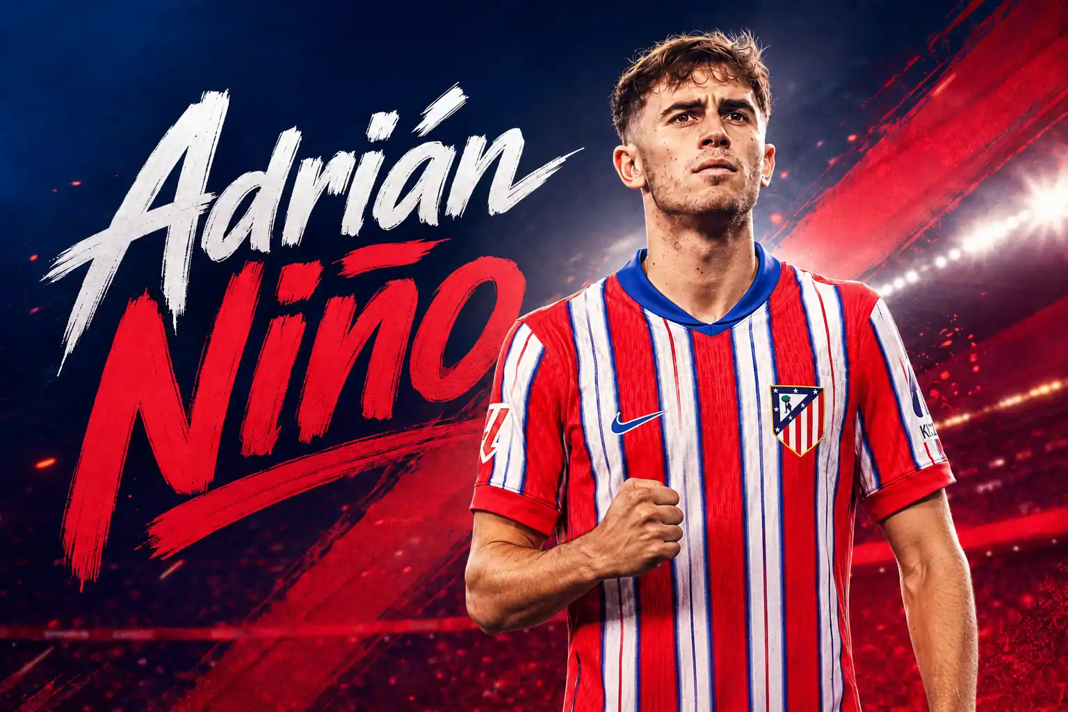 Debut Atlético de Madrid Adrian Niño
