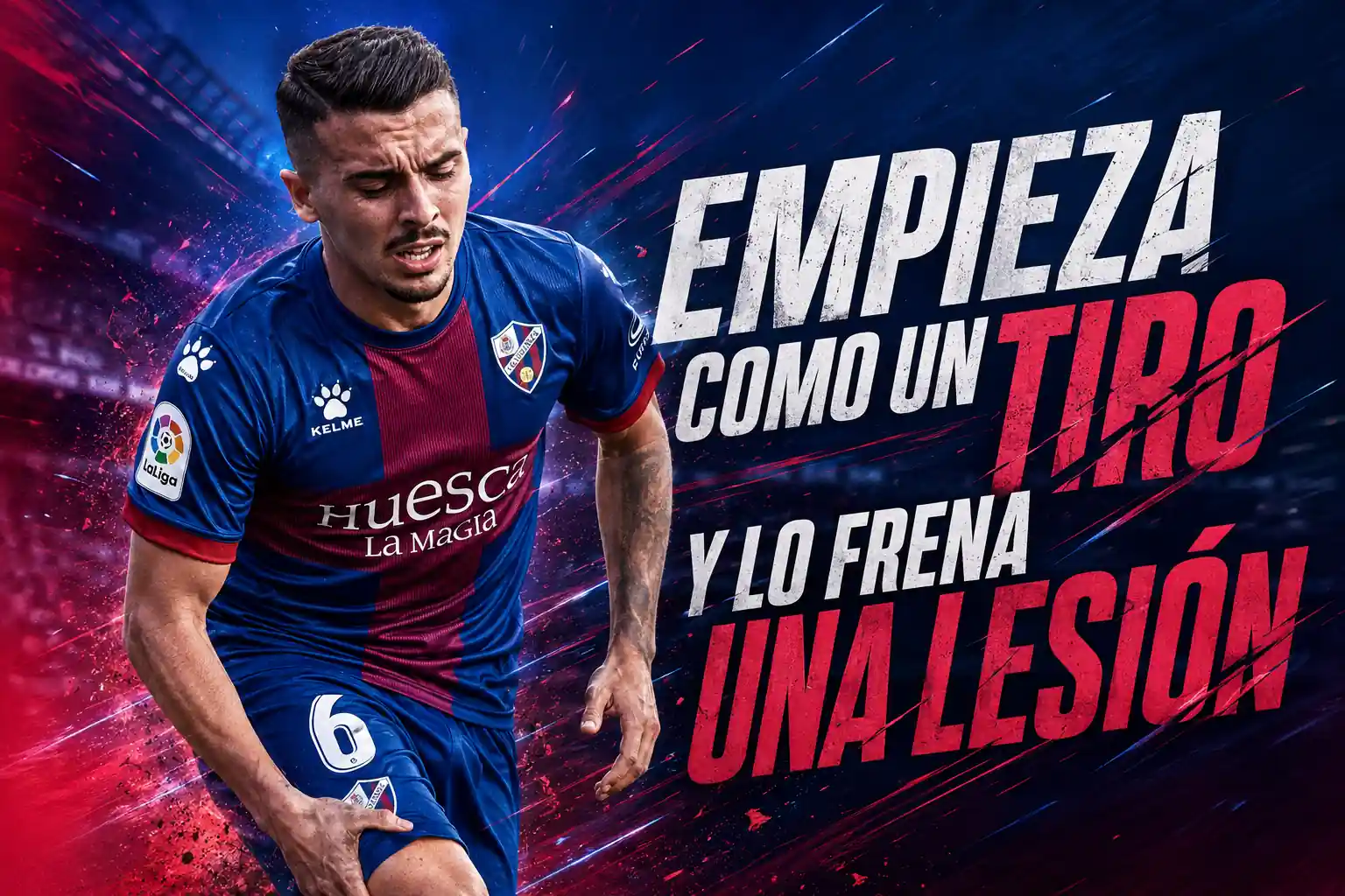 Empieza como un tiro y lo frena una lesión