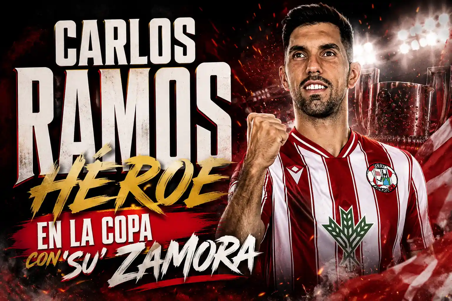 Carlos Ramos gol Copa del Rey Zamora-Racing de Santander