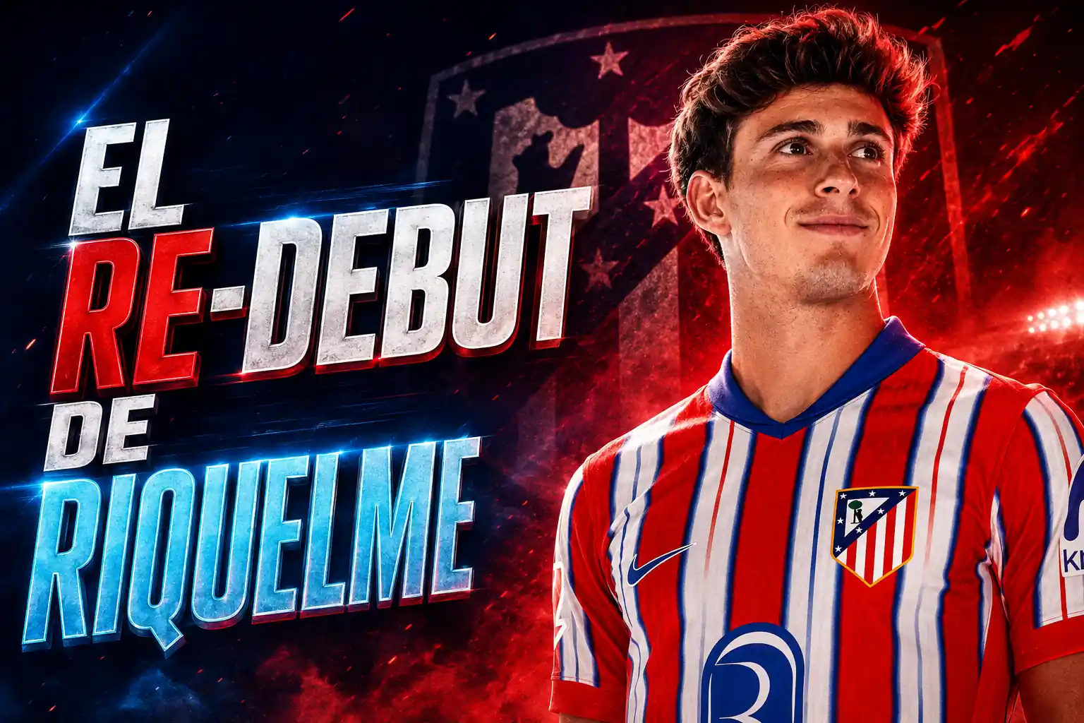 Roro, el re-debut con el Atlético de Madrid