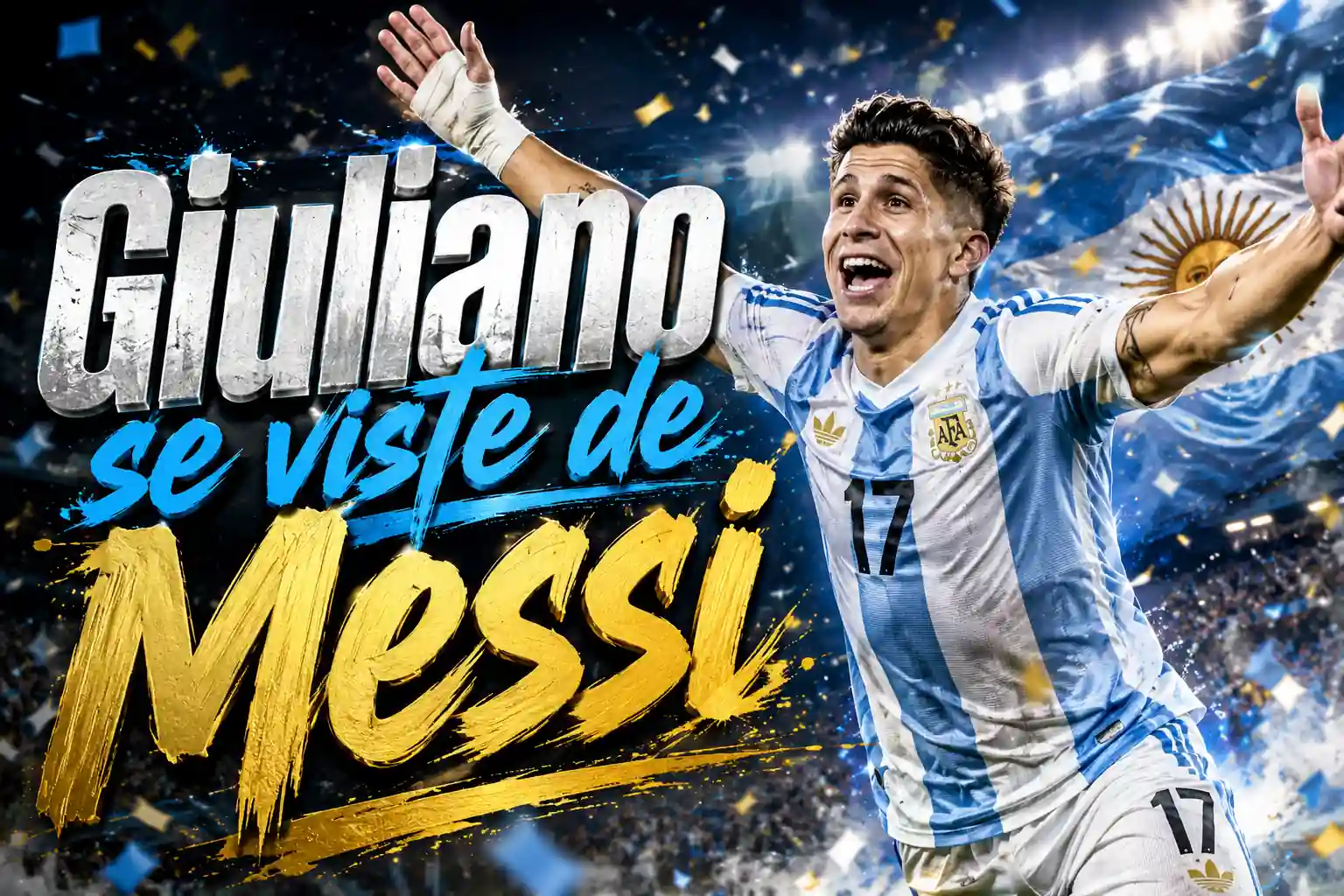 Giuliano se viste de Messi