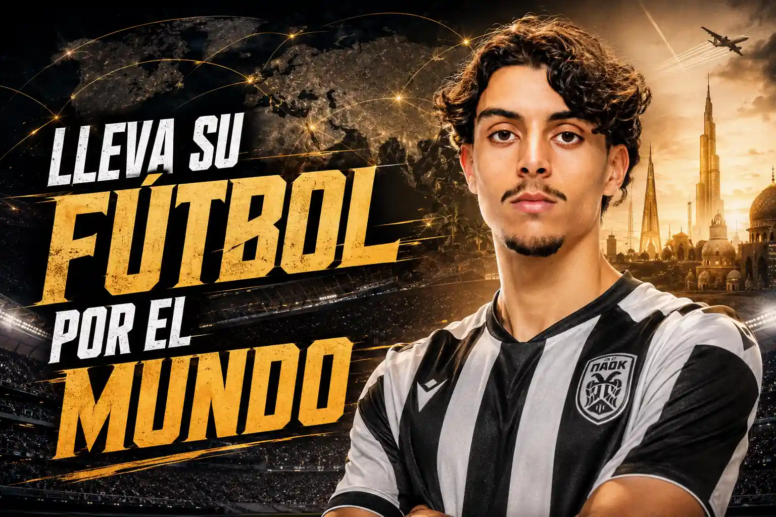 Lleva su fútbol por el mundo