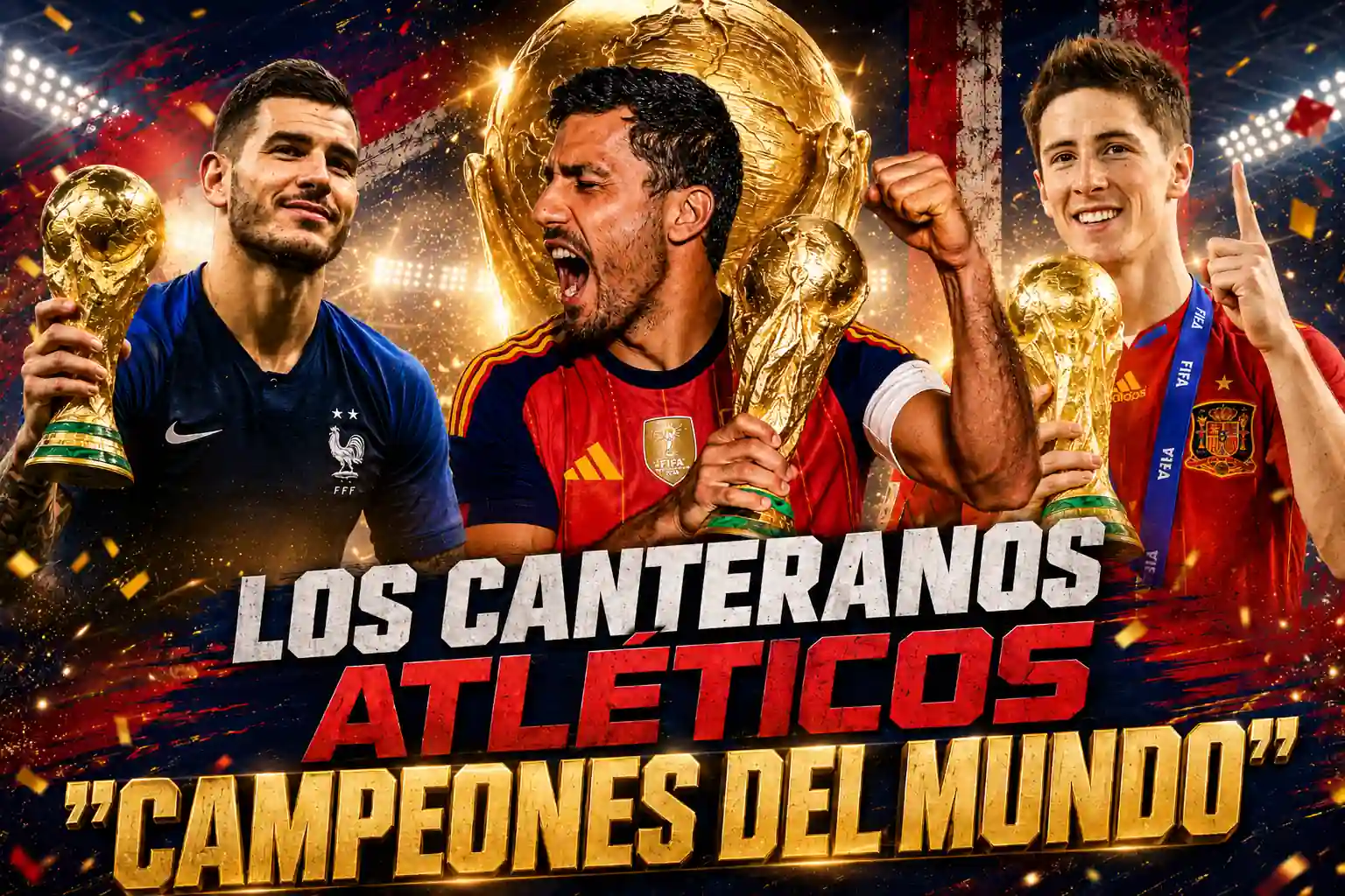 Los canteranos atléticos "Campeones del Mundo"