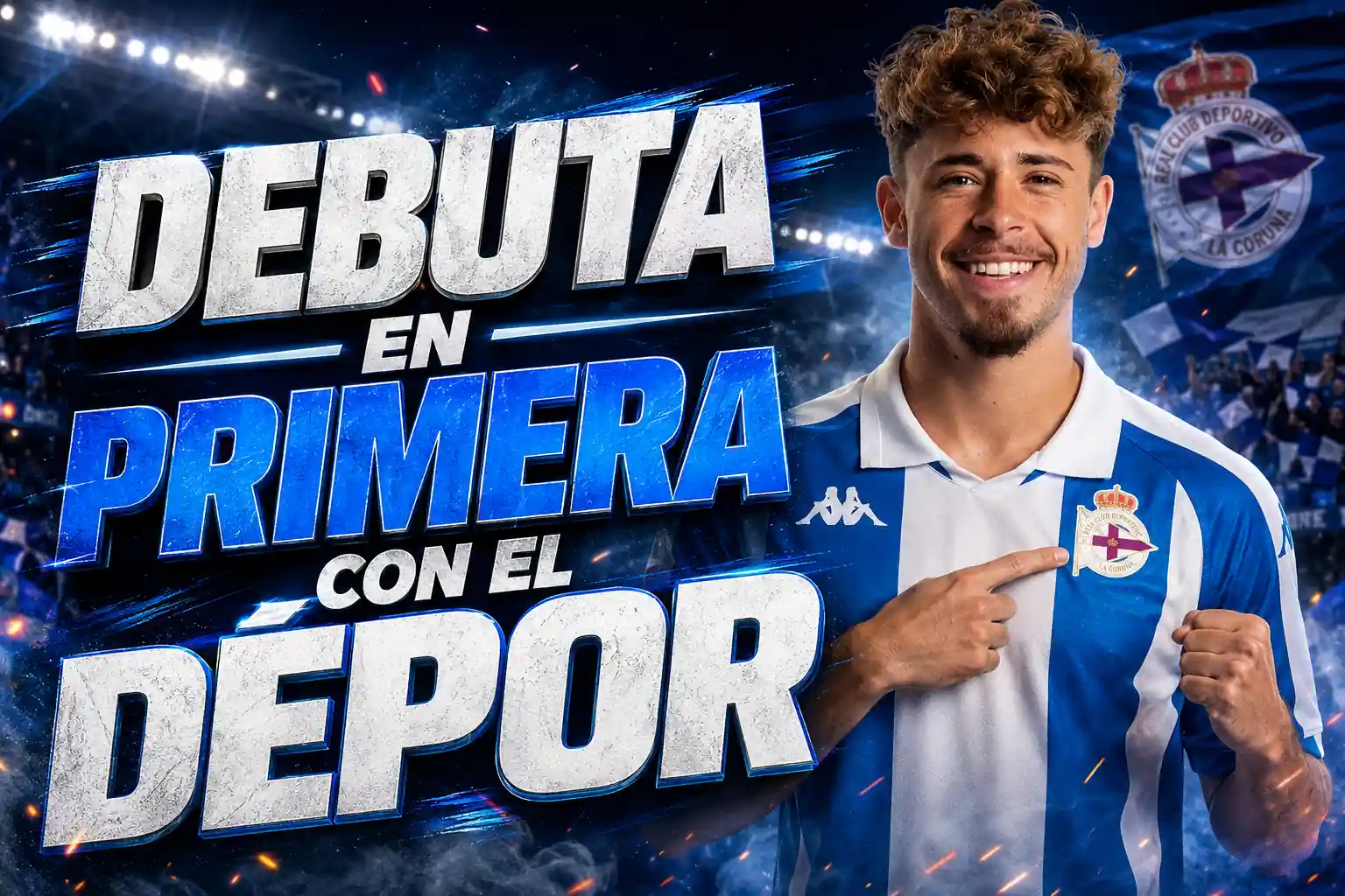 Debuta en Primera con el Dépor