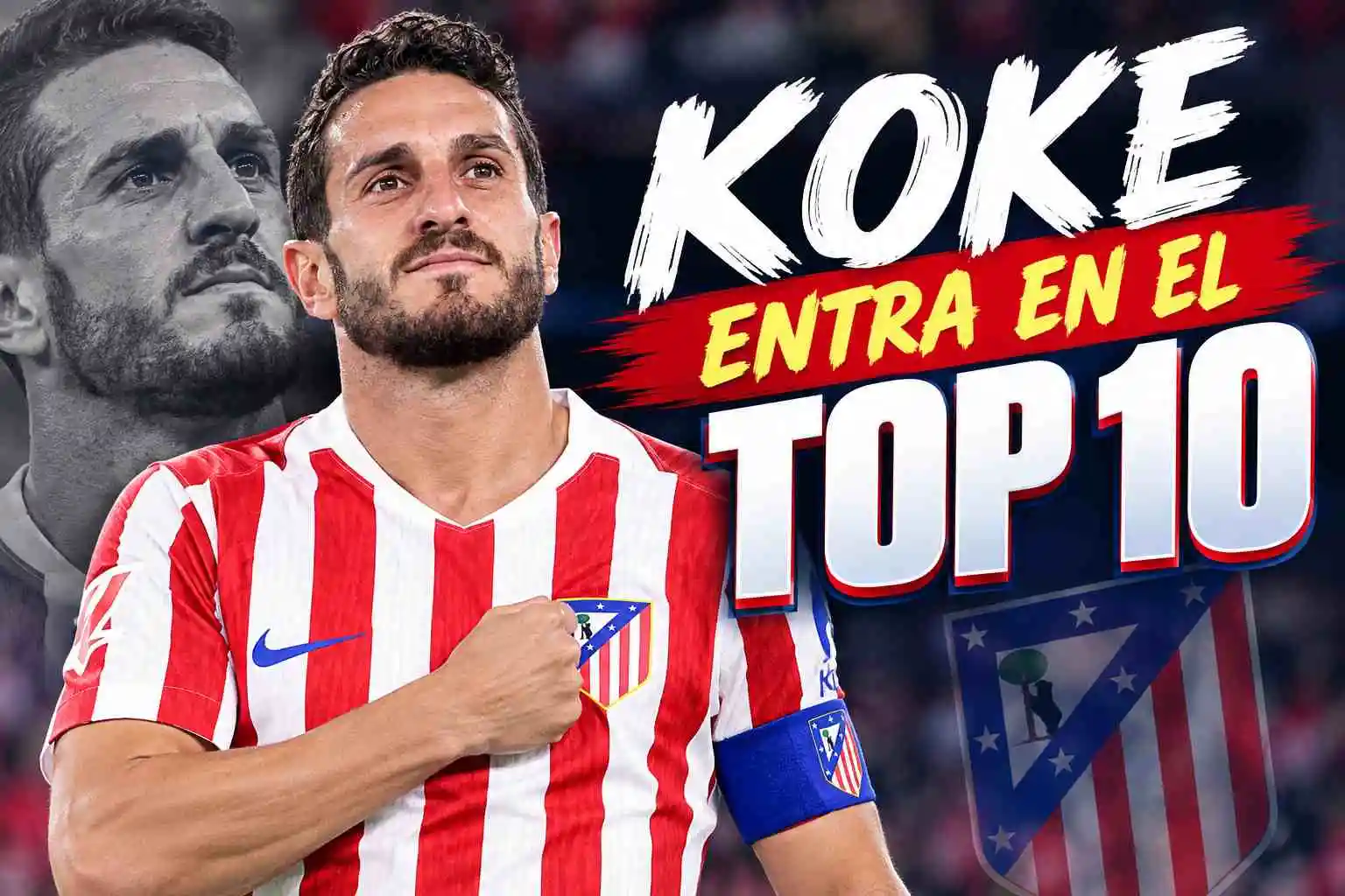 Koke entra en el TOP 10