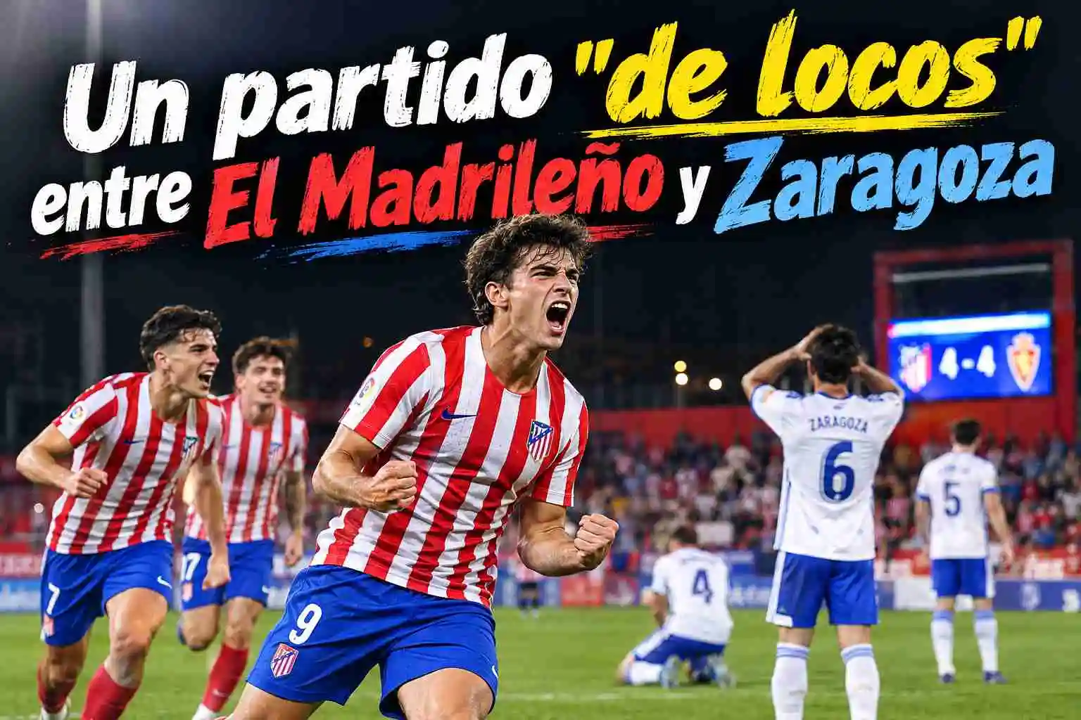 Un partido "de locos" entre El Madrileño y Zaragoza