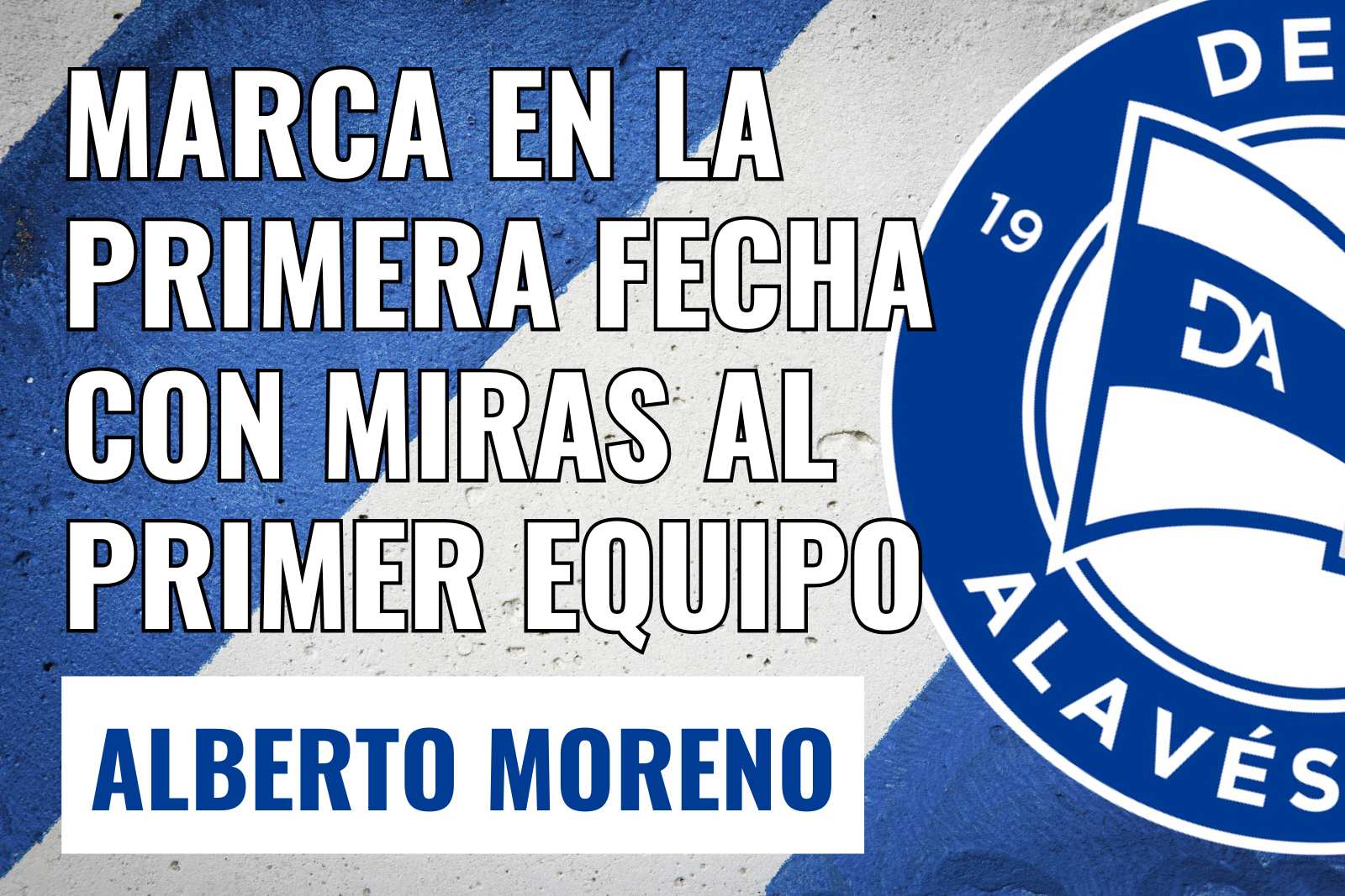 Marca en la primera fecha con miras al primer equipo