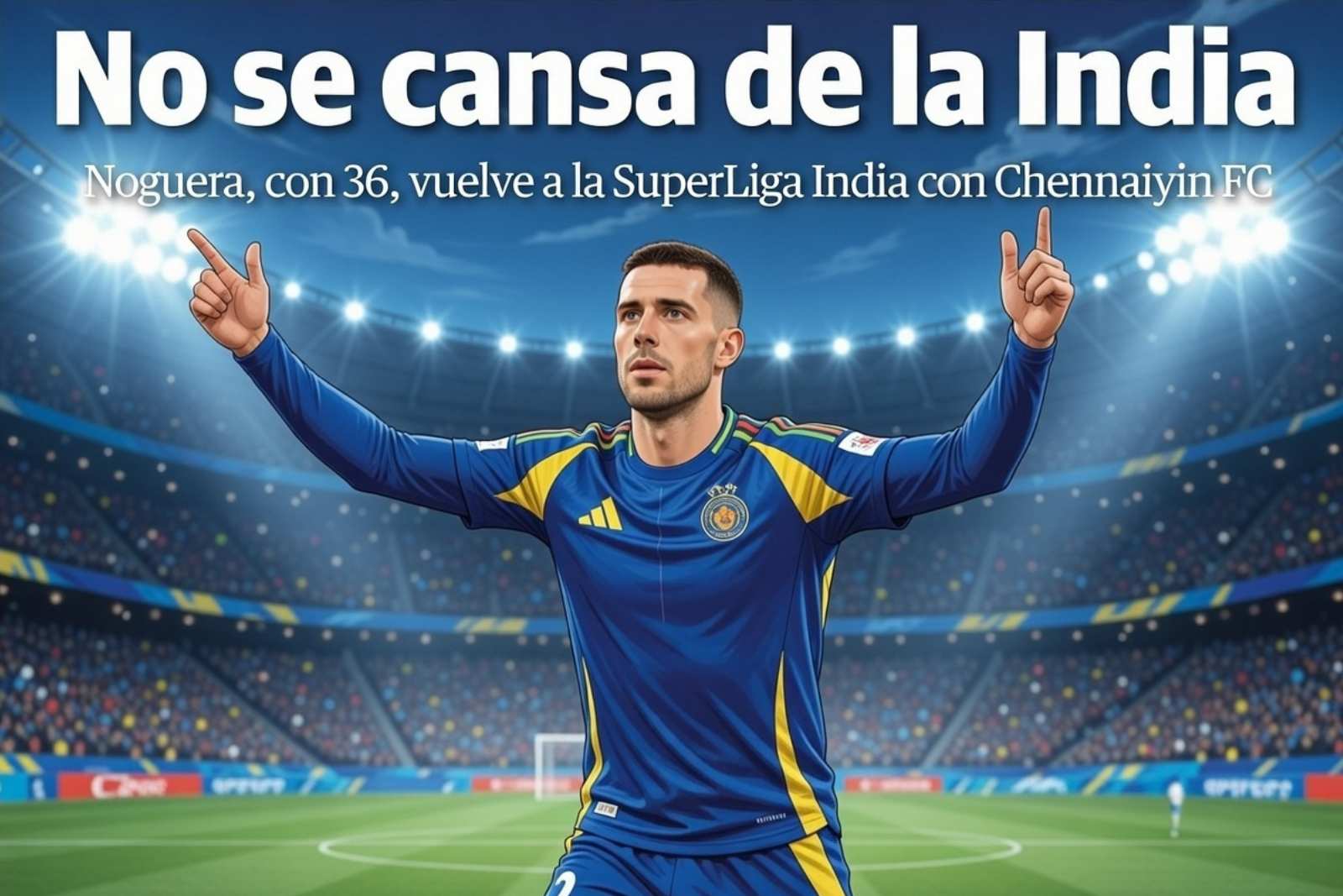 No se cansa de la India