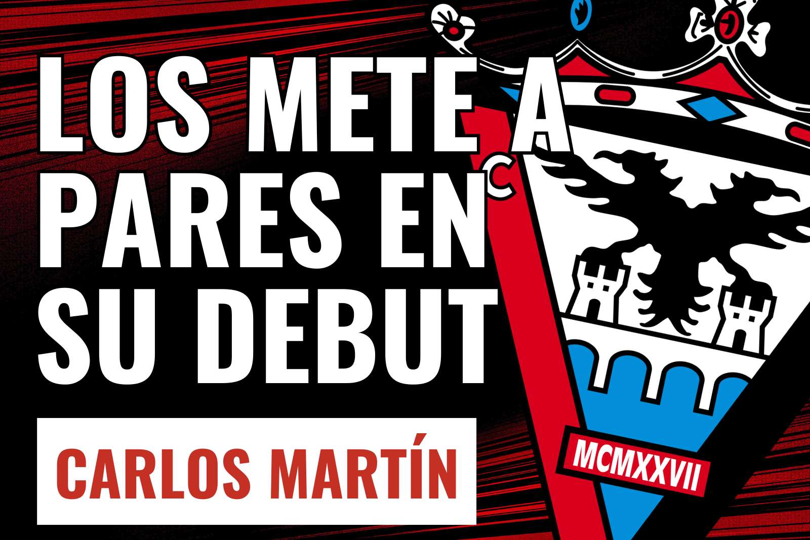 Carlos Martín los mete a pares en su debut con el Mirandés