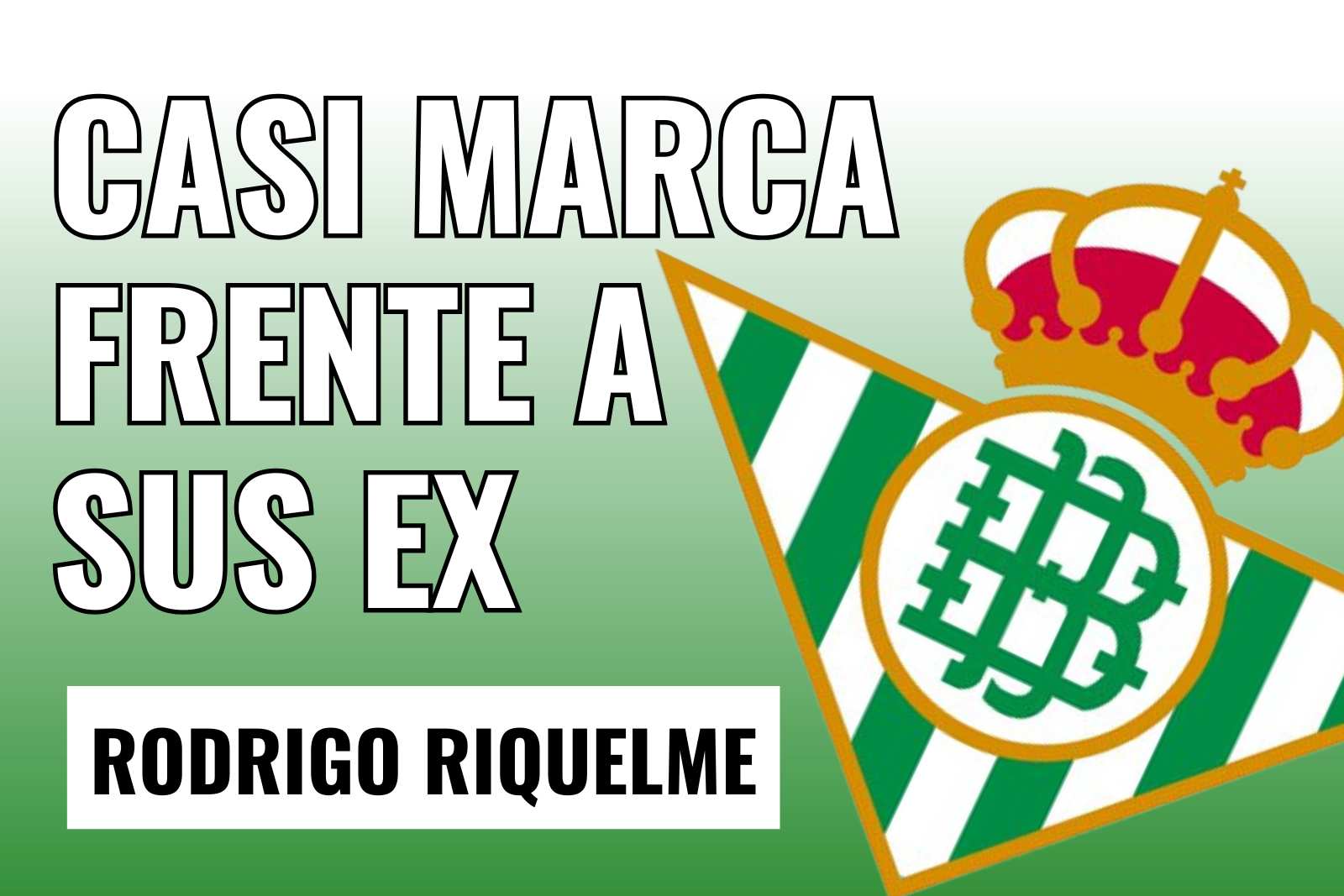 Casi marca frente a sus ex