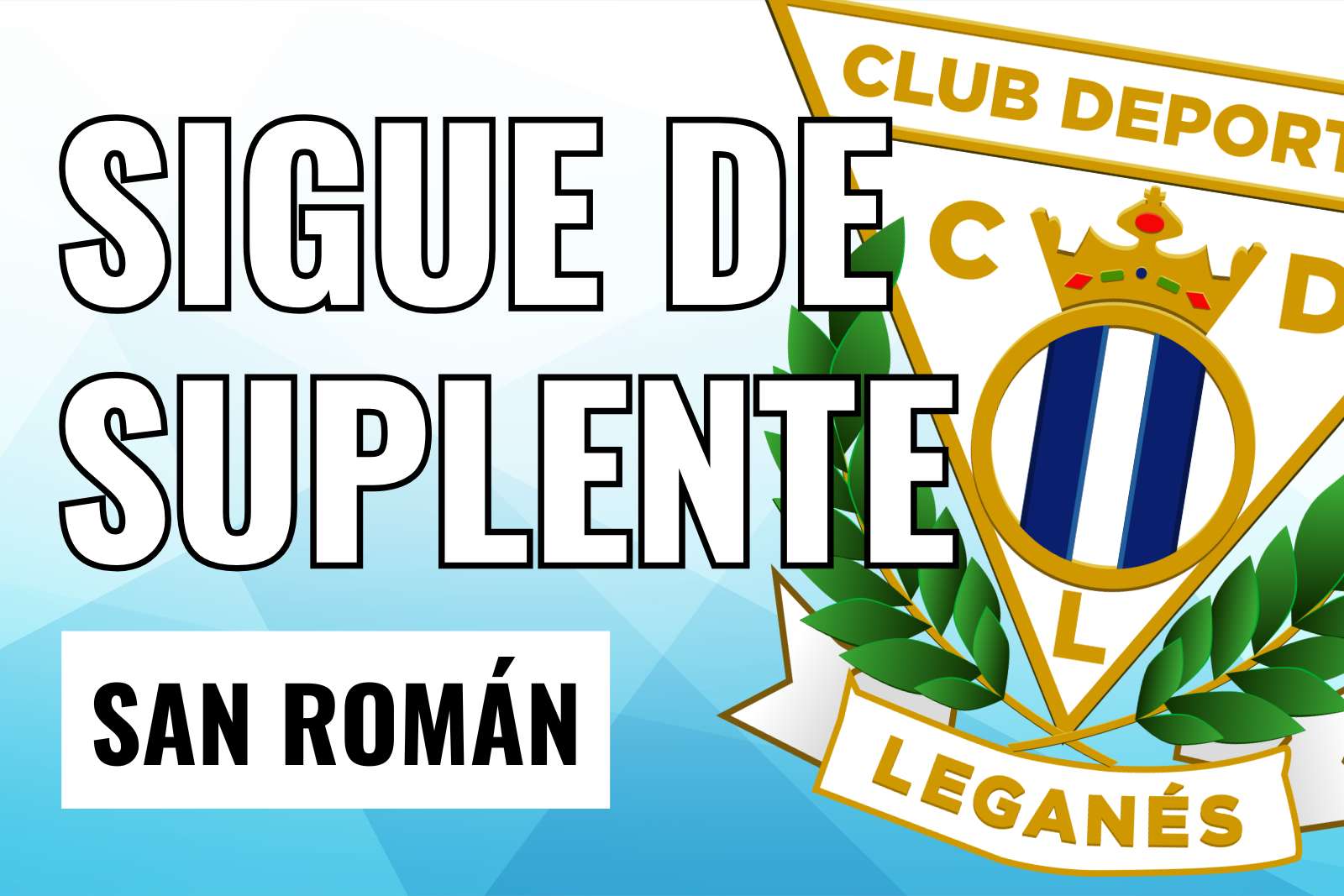 Sigue sin quitarse la «careta» de suplente