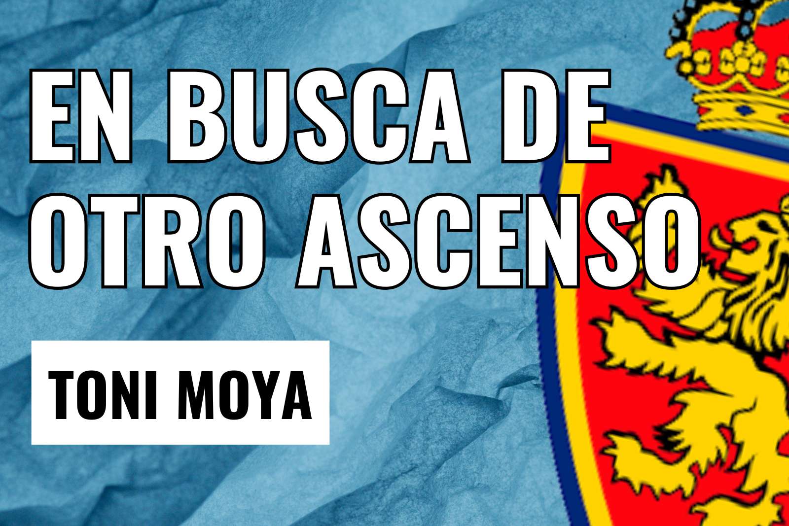 Toni Moya en busca de otro ascenso con el Real Zaragoza