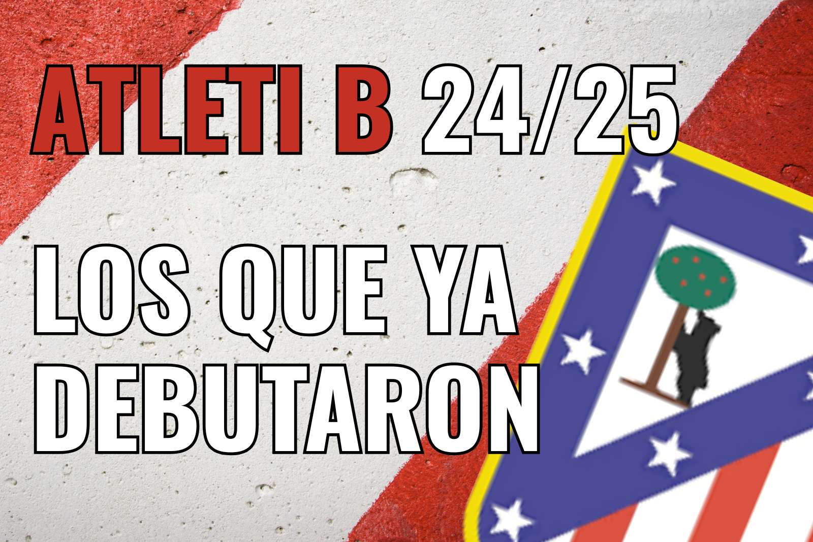 Un Atleti B 24/25 con chavales que ya jugaron con los mayores