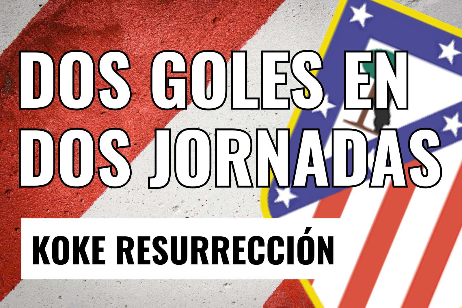 Dos goles en dos jornadas