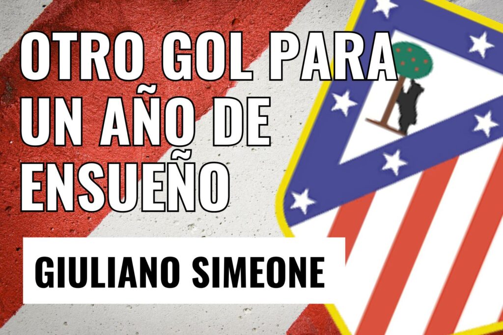 Gol Giuliano Simeone Atlético 4 Valladolid 2