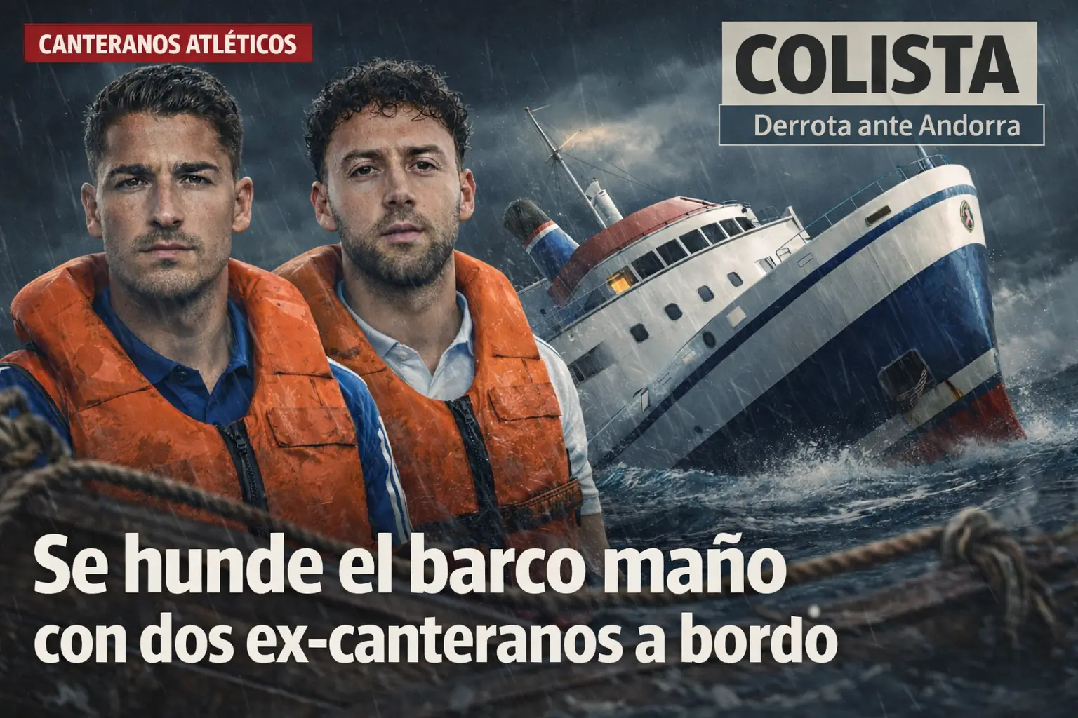 Se hunde el barco maño con dos ex-canteranos a bordo