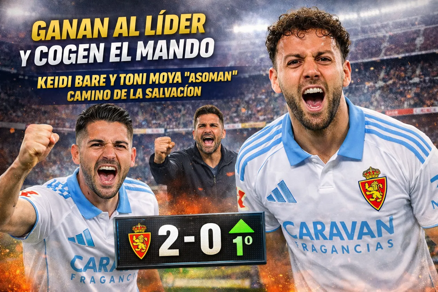 Ganan al líder y cogen el mando