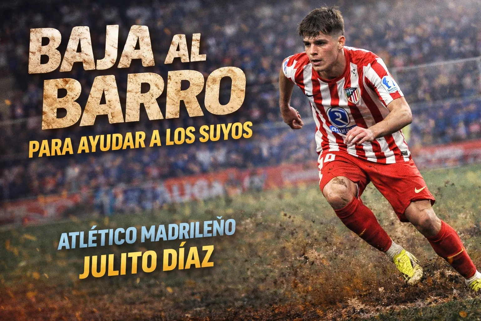 Baja al barro para ayudar a los suyos