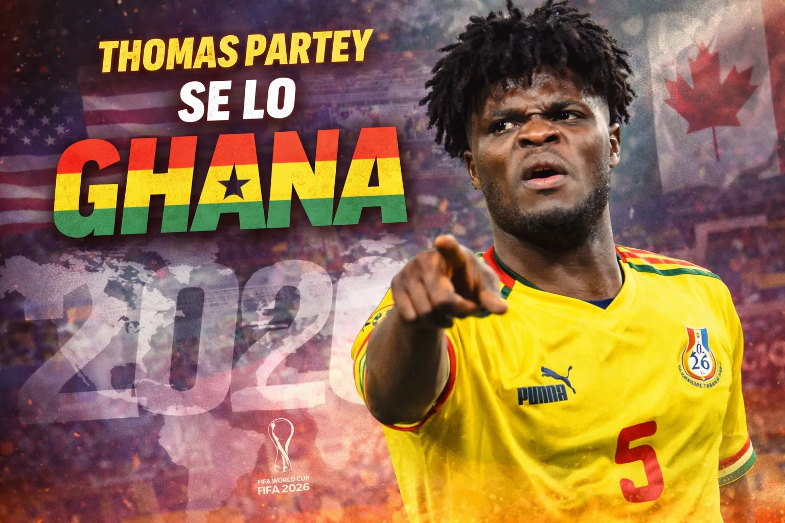 Thomas Partey se lo «Ghana»