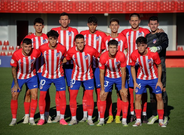 Un Atleti B 24/25 con chavales que ya jugaron con los mayores